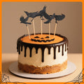 GUYI 24 PCS Halloween Crow Cupcake Toppers Horror Picks Cardstock Toothpick by Deal US