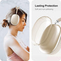 In 1 Case Cover For Airpods Max, Clear Tpu Ear Cup Protectors & Silicone Earpad