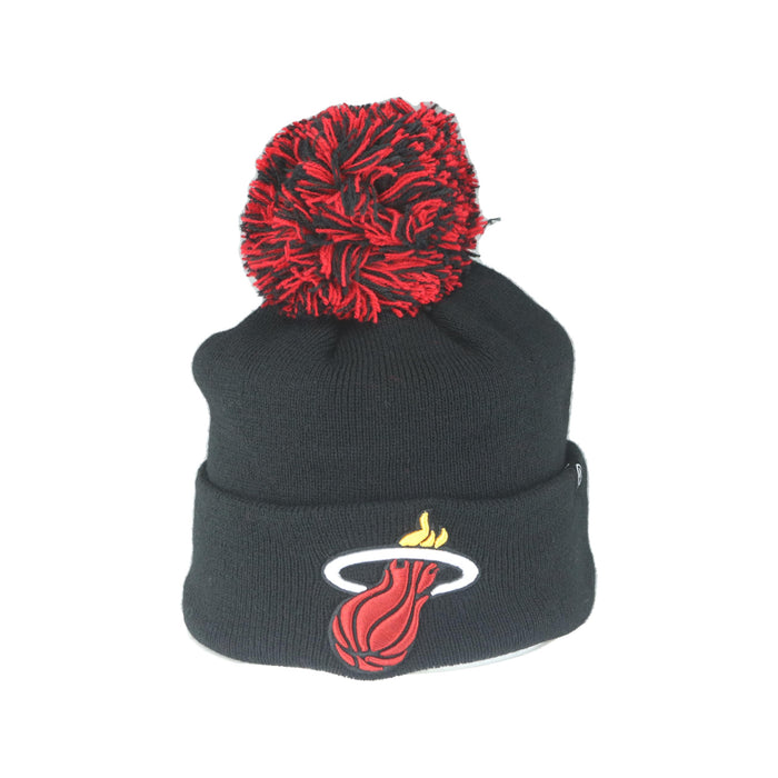 Miami Heat NBA Officially Licensed Youth Beanie Pom Icon Team Color Size Youth by Deal US
