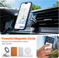 Magnetic Case for iPhone 17 Pro Max 6.9" Dark Blue Translucent Matte Cover by Merch Section