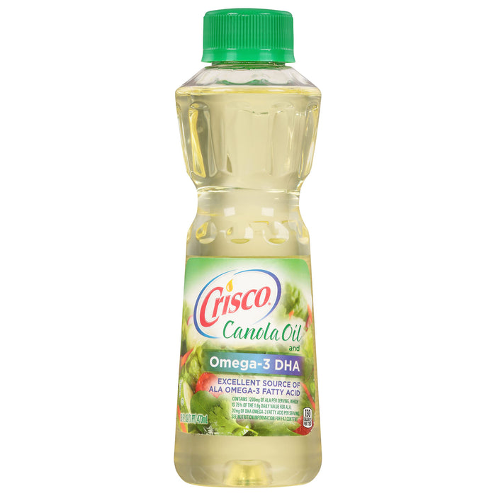 BestBy01/26 Crisco Canola Oil Omega-3 DHA 16oz by Deal US