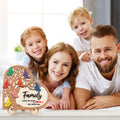 HPNIUB 3D Family Tree Decor Personalized Names Sign 11.4x11.2 Multicolor by Deal US