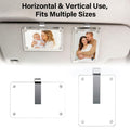 SUXEOTS Magnetic Car Picture Holder,2-in-1 Acrylic Photo Clip for Car Visor & Air Vent, 3.5 x 2.4 Inches Universal Car Visor Accessories for Family, Kids, Pets Photo (1 Visor Clip & 1 Vent Clip)