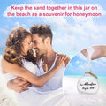 muchly 2 Pcs Honeymoon Sand Keepsake Jar Our Adventure Begins 2025 Heart by Deal US