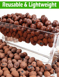 TOYPOPOR Leca Clay Pebbles Grow Media 6 Quarts Lightweight Clay Balls by Deal US