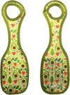 ArtOvida Fredriksson Avocado Designer Neoprene Luggage Tags, Set of 2 (New)