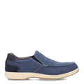 Florsheim Lakeside Canvas Moc Toe Slip-On Navy Nubuck 7W 3E Size 7W by Deal US