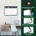 Lbylyhxc 2026-2027 18-Month Desk Calendar 17x12 Flowers Jan 2026-Jun 2027 by Deal US
