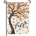 Decorhua Fall Garden Flag Burlap 12x18 Inch Double Sided Thanksgiving Maple Leaf by Deal US