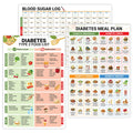 5M Diabetes Food List Poster 12x18 Type 2 Diabetic Meal Plan Nutrition by Deal US