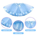 K-Acc Birthday Girl Outfit T-Shirt Blue Ears Tutu Dress Satin Sash Size 8 by Deal US