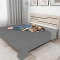 Easy-Going Waterproof Reversible Dog Bed Cover 68x86 Gray/Light Gray by Deal US