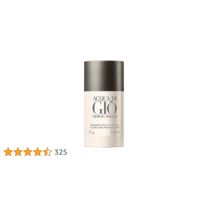 Acqua DI GIO Deodorant Stick for Men 2.6oz Alcohol Free by Giorgio Armani by Pasteur Pharmacy