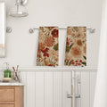 Sviojuce Vintage Fall Pumpkin Oak Leaf Kitchen Towels 16x24 Beige Set of 2 by Deal US