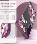 for Samsung Galaxy S25 FE 5G Case+Tempered Glass Screen Protector,Military Grade