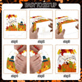 Generic Friendsgiving Gift Bags Thanksgiving Party Favors Orange 12 Pack by Deal US