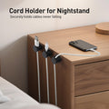 Pack Magnetic Cable Clips, Upgraded 360° Rotatable Cord Holde