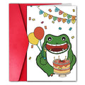 GYYsweetus Frog Happy Birthday Card Cute Cartoon Animal Gift Idea by Deal US
