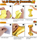 Pardi Give Thanks Banner Balloons 16in Gold Thanksgiving Party Decor Maple Leaf by Deal US