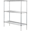 WIRE SHELF 30"x36" STAINLESS 2 CT DS