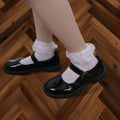 Rthjsfj Girls Cotton Lace Dress Socks White 1 Pack Size 4-6 Years by Deal US