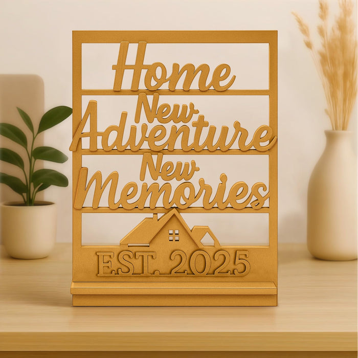 GoHoKi Housewarming Gift Farmhouse Wooden Sign Entry Table Decor New Home by Deal US