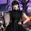 Ccfurwo Braided Black Wig Gothic Costume Women Cute Soft Black CC050BK by Deal US