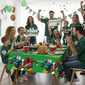 Bambluby Football Party Tablecloth 3 Pack 108x54in Comic Style Disposable by Deal US