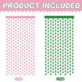 JJWYLTKB 2 Pack Pink Green Fringe Curtain 3x7ft Birthday Party Decor by Deal US