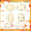 Geelin 24 Pack Wooden Pumpkin Picture Frame DIY Crafts 5.5x7.48 inches by Deal US