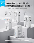 Anker Nano Travel Adapter (5-in-1, 20W, 1-Pack) by Anker