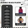 Generic Wall Mounted Hat Rack 2 Pack Adhesive Screw Mount Multilayer Cap Holder by Deal US