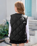 Balabala Kids Heated Puffer Vest Windproof Sleeveless Coat Black Size 13-14Y by Deal US