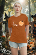NEWKA Halloween Momster TShirt Women Funny Spider Bat Letter Print Brown Size XL by Deal US