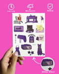 Onogola Party Glitter Temporary Tattoos Lucky Number 13 Stickers ST02 by Deal US