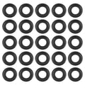 leechio 25 PCS Automotive Oil Drain Plug Gasket M14 Rubber Seal Black by Deal US