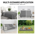 Easy-Going Waterproof Reversible Dog Bed Cover 68x86 Gray/Light Gray by Deal US