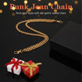 QFGasre Wallet Chain for Men Women Pants Chain Punk Heavy Duty Keychain Hip Hop Keyholder Gold Belt Chains Men Accessory Decorative for Jeans Gift