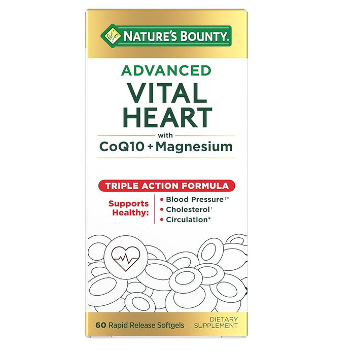 Nature's Bounty Advanced Vital Heart -- 60 Rapid Release Softgels by Pasteur Pharmacy