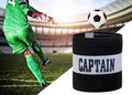 Armbands 9X30Cm/3.54X11.81Inch Adjustable Leader Armband For Soccer Basketball V
