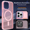 For Iphone 15 Pro Case [ Magsafe] [Military Grade Drop Protection] Translucent M