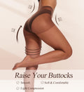 DUCMODA 3 Pairs Women's Sheer High Waist Tights 15D Cedar Brown Size S by Deal US