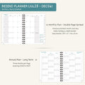 BEZEND 2026 Weekly Monthly Planner 8.5x11 Lavender PU Leather Softcover by Deal US