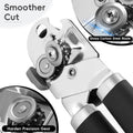 UHIYEE Manual Can Opener Heavy Duty Sharp Blade Soft Handle Black by Deal US