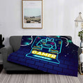 Textattr20 Flannel Gaming Throw Blanket Soft Fleece 50x60 Inches Mt-01 by Deal US