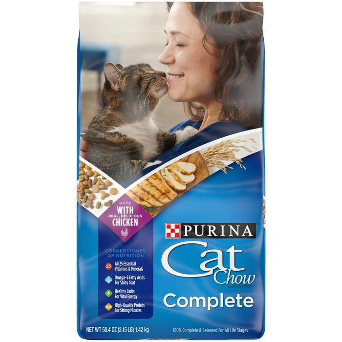 BestBy10/26 Purina Cat Chow Complete Dry Cat Food 3.15 LB by Deal US