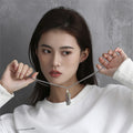 Skateboard Necklace for Men Women Trendy Personalized 3D Stainless Steel Charm P