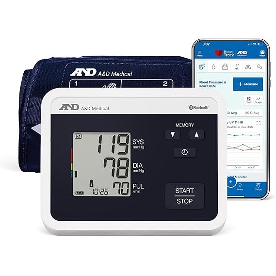 Next Gen Bluetooth Blood Pressure Monitor, Advanced Multi-User Upper Arm Cuff by Pasteur Pharmacy