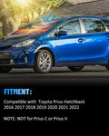 Sunset Beach Windshield Sun Shade for Toyota Prius Hatchback 2016-22 Foldable by Deal US