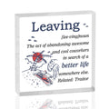 Yoxiumi Coworker Christmas Retirement Gifts Party Decorations Grey-Leaving by Deal US